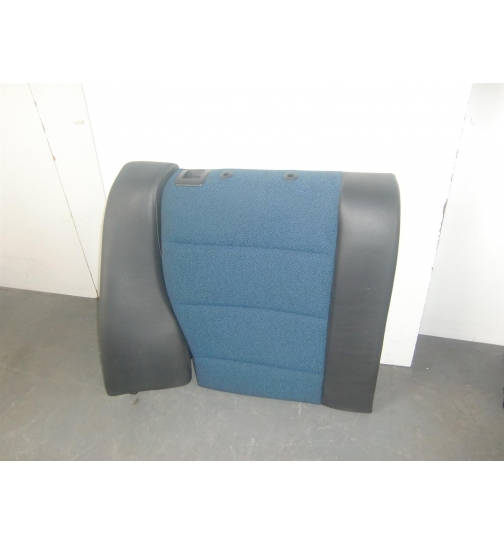 Rückenlehne Rücksitz Oberteil klappbar BMW 3er E36 Compact  teilleder schwarz stoff blau