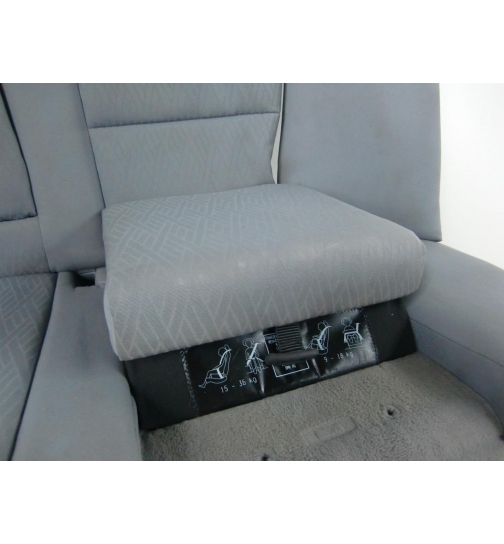 BMW Sitze Sitzausstattung Stoff grau 5er E39 Limousine klappbar Isofix kindersitze Rips Diagonal