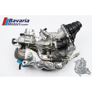 Original BMW Bi-Turbo 11 65 8471062 BorgWarner Turbo Systems mitVerbindungsrohr-Bypassklappe Neu 11 65 8471061 11 65 8471063 11 65 8471062 8471403