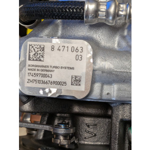 Original BMW Bi-Turbo 11 65 8471062 BorgWarner Turbo Systems mitVerbindungsrohr-Bypassklappe Neu 11 65 8471061 11 65 8471063 11 65 8471062 8471403