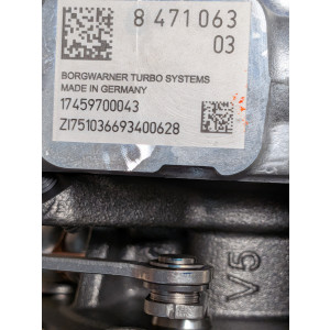 Original BMW Turbolader komplettmodul Neu 11658471062 B47P 8471062 8471061 8471063